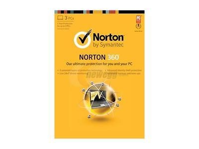 Norton 360 Latest 2013 for 1 Year / 5PC NEW