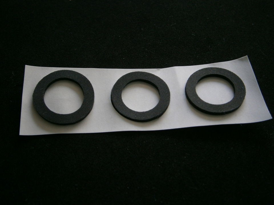 GENUINE GETZEN RUBBER TOP CAP WASHERS   SET OF 3