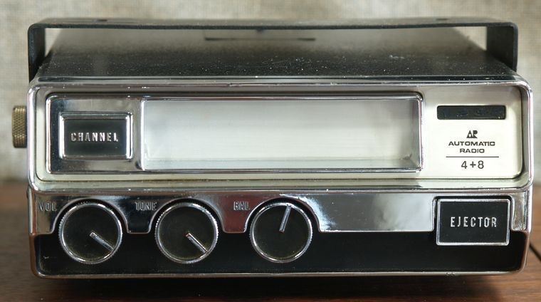   Radio 4 & 8 Track player CFE 8001 for vintage muscle car restoration