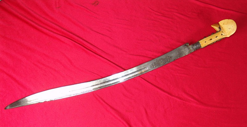 Antique Turkish Yataghan Ottoman Shamshir Islamic Sword Top Range 