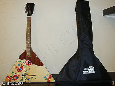 BALALAIKA 3 String with BAG Prima New Russian Ukrainian Wood High 