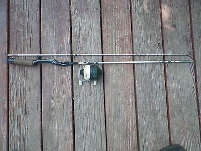 Vintage Zebco Rod and Reel Rod 4040 Reel 404 Good Condition Fully