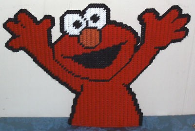 SURPRISE ELMO PLASTIC CANVAS PATTERN