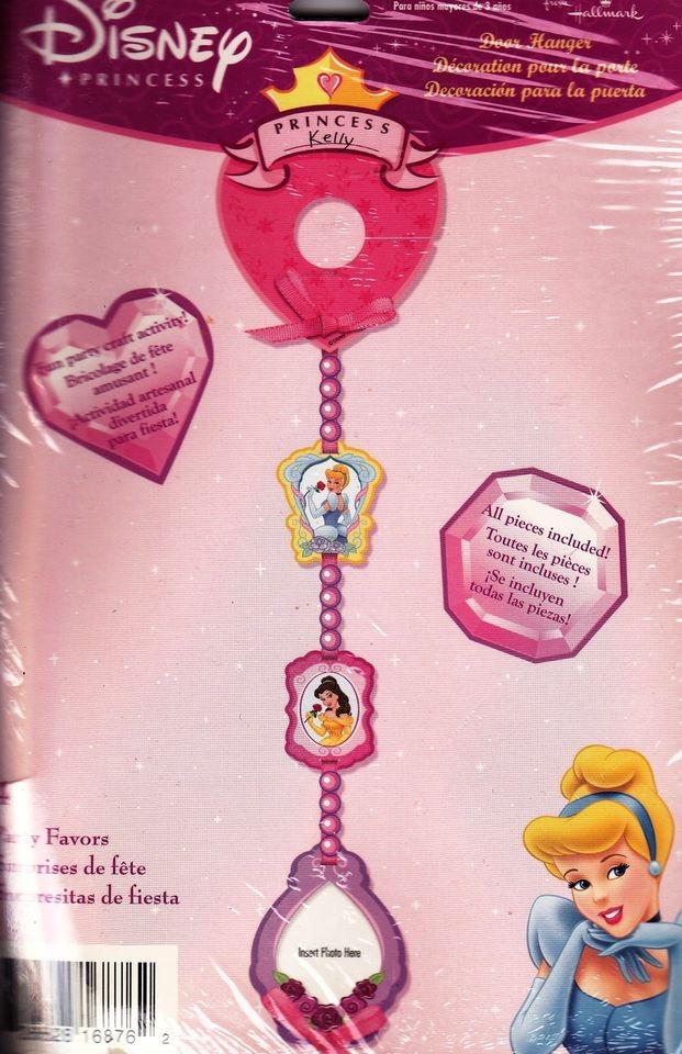   DISNEY PRINCESS DOORKNOB HANGERS ~ Birthday Party Supplies ~ favors