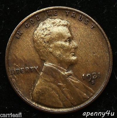 HIGH EXTRA FINE 1931 S LINCOLN WHEAT PENNY      MUST SEE