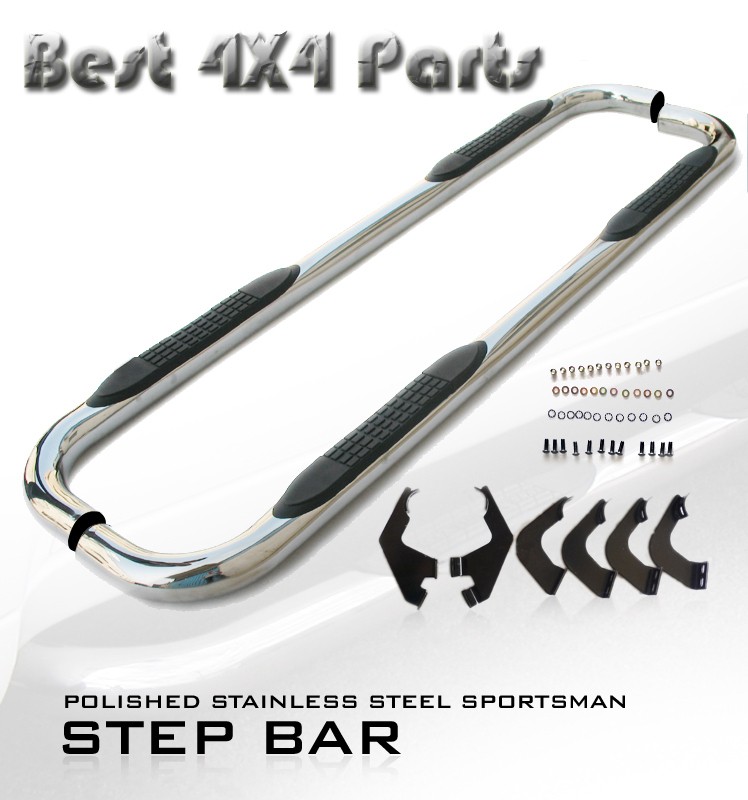 2012 07 12 Acura MDX 3 Nerf Bars Side Steps Rails Running Boards SS 