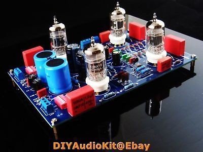 12AX7 (ECC83) MM MC Phono Turnable Tube Preamplifier DIY Kit ref VTL 