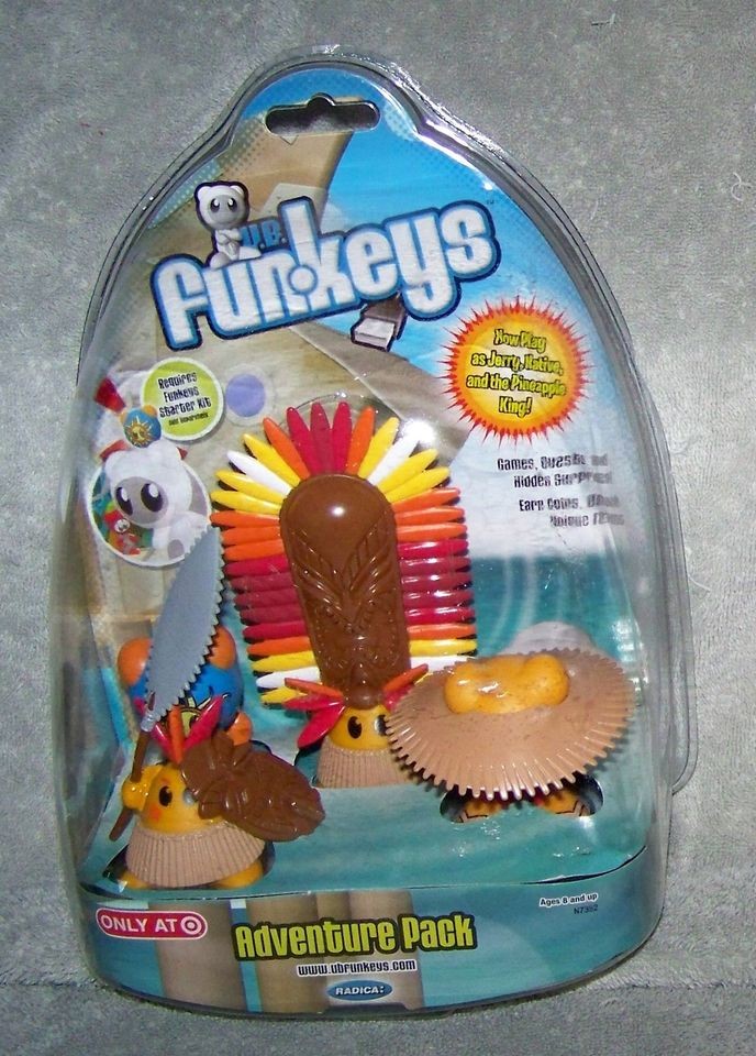 NEW UB FUNKEYS 2008 FUNKIKI ISLAND ADVENTURE PACK TARGET EXCLUSIVE