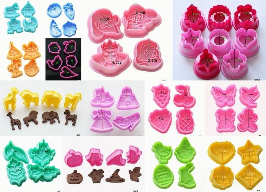   Cake Sugarcraft Decoration Plunger Cookies Cutter Bakeware Mould Mold