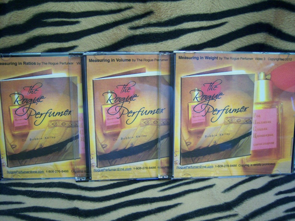 DVD HD (3 SET) ON HOW TO MAKE PERFUME. NEW RARE PROFESSIONAL 