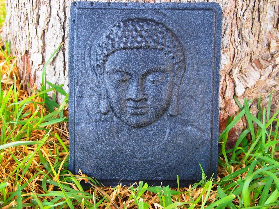 Buddha Plaque Plaster Concrete Cement Plastic Mold No.1