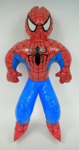 20 Inflatable Spiderman   Spidey Inflate Toy & Decoration