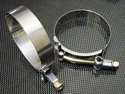   INTERCOOLER PIPE HOSES T BOLT CLAMPS 2.5 x 2 (Fits Volkswagen Jetta