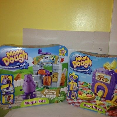   Dough Magic Zoo Walking Animals & Pan Pizza New Sealed Ship Worldwide