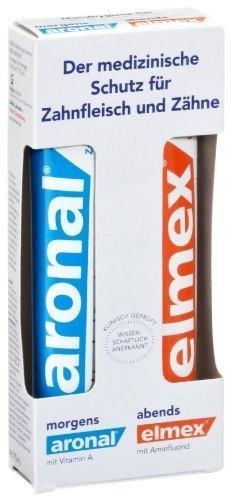 Aronal + Elmex toothpaste 2x75ml medical protection  New from Germany