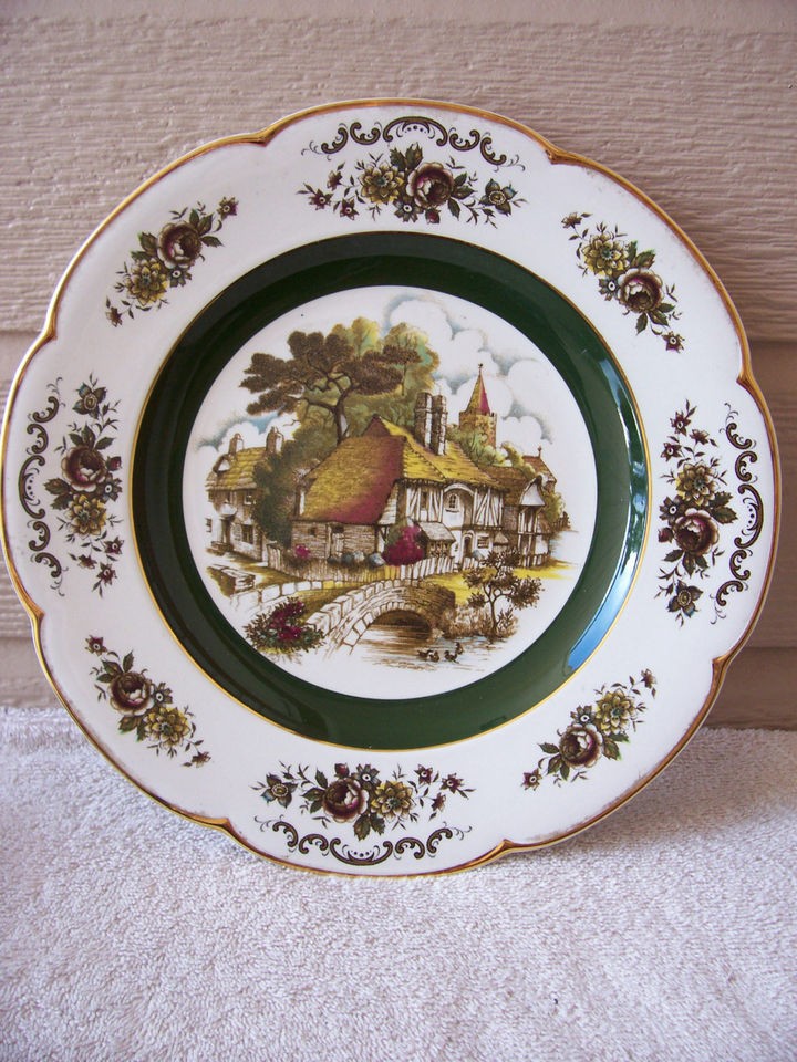 Ascot Service Plate = 10.5 Diameter by Woods & Sons, England
