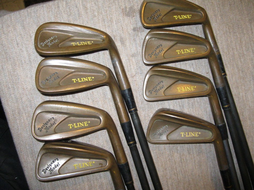 Tommy Armour PGA T Line Copper Beryllium Designer Model Irons 3 P 