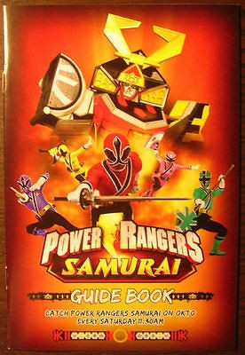 POWER RANGERS SAMURAI GUIDE BOOK CATALOGUE BROCHURES 12 COLORFUL PAGES 