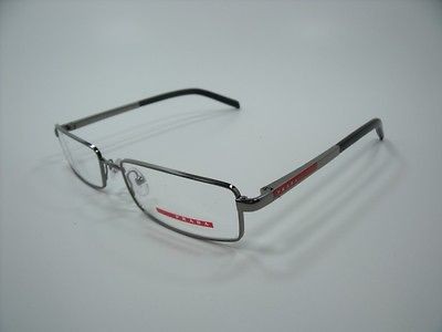 PRADA EYEGLASSES VPS 52A GUNMETAL 74S 1O1 size 54*17*140 NEW 