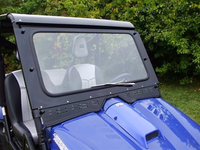 Yamaha Rhino Safety Glass Windshield with Wiper (Kit)