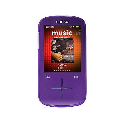 purple  player with fm radio