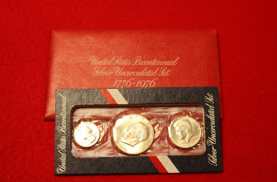 1976 (3 PIECE SILVER) MINT SET (100 AVAILABLE)  [40% 