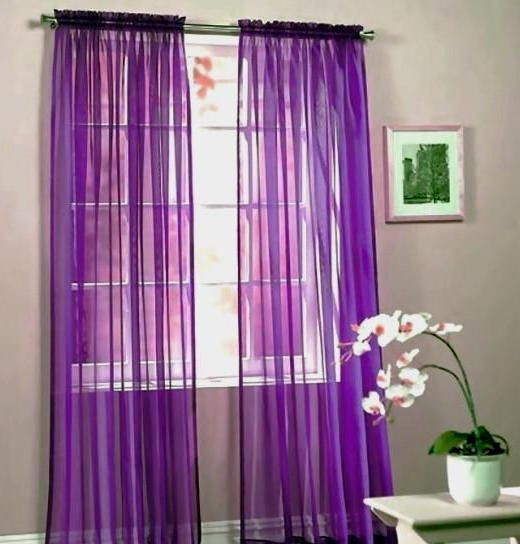 purple curtains in Curtains, Drapes & Valances