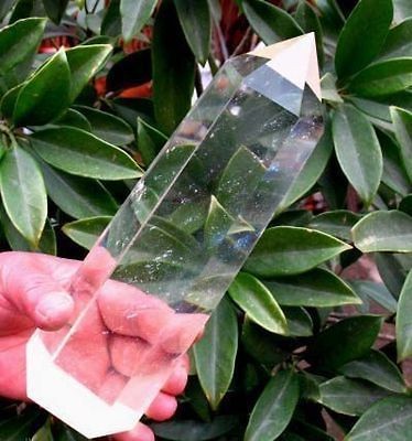 LONG NATURAL TRANSPARENT QUARTZ CRYSTAL POINT Healing