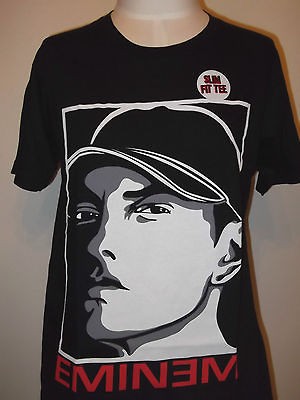 NWT Mens Mans EMINEM GIANT T SHIRT Tee Black XS S M L