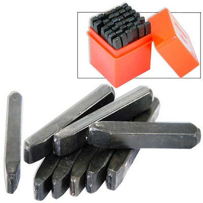 36 piece 1/4 Number and Letter Punch Set for Metal Stamp Marking