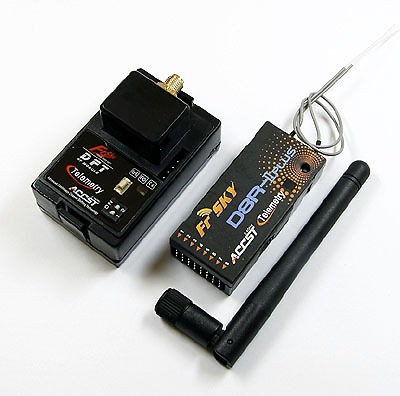   Two way 2.4G Futaba Compatible Radio System Telemetry DFT/D8R II Plus