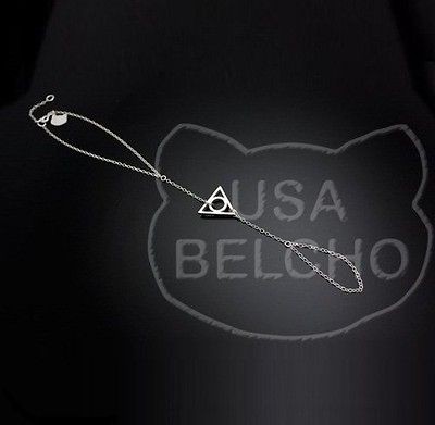  Silver Illuminati All Seeing Eye Ring Bracelet (Belcho USA #SR201