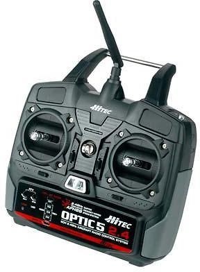 Hitec Optic 5 5 Ch 2.4GHz Transmitter, Minima6E Receiver HRC160240