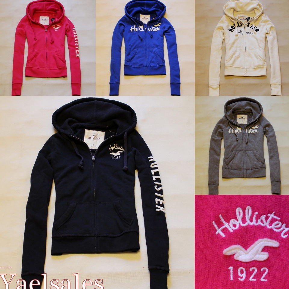   Hollister Womens Hoodie Sweatshirt Pullover Jumper Jacket Abercrombie