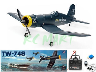 TW 748 CORSAIR F4U 4 CH RADIO CONTROL RTF RC PLANE NEW