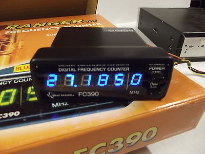 TEXAS RANGER FC390 6 DIGIT BLUE LED FREQUENCY COUNTER NEW NEVER USED
