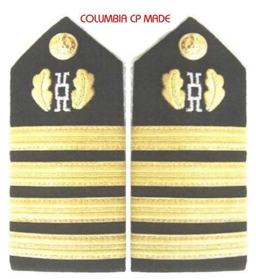 NEW US NAVY HARD Shoulder Boards CAPTAIN Judge Advocate Branch   CP 