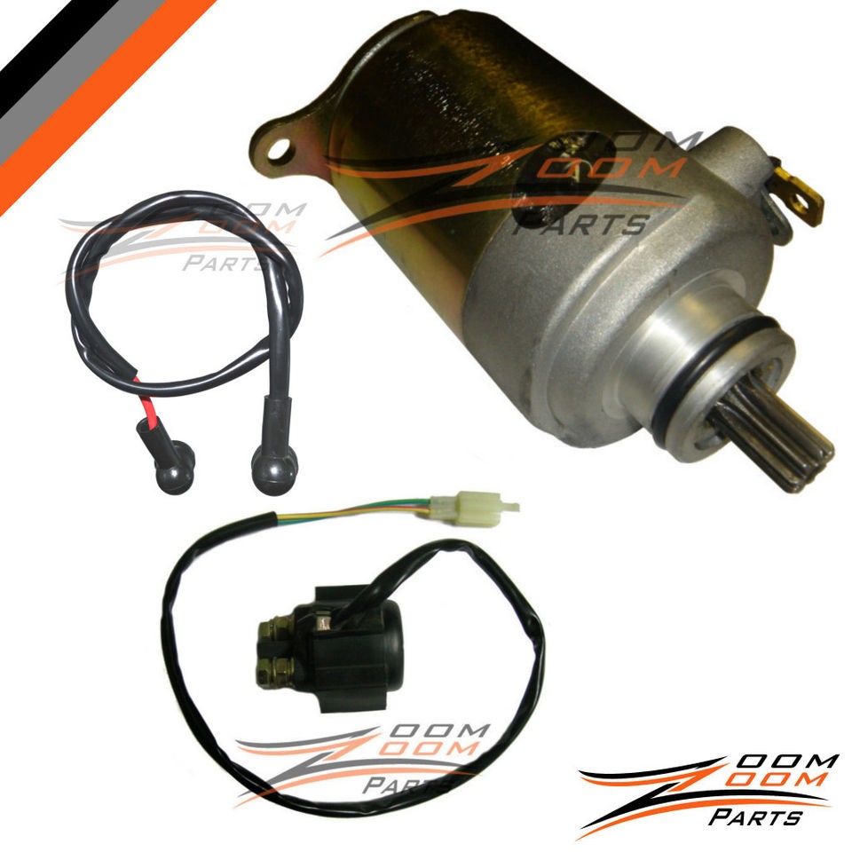  Jonway 125cc 150cc Starter Motor and Relay Solenoid Scooter Moped Quad