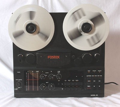 FOSTEX 20 Reel to Reel 7 X 1/4 Half Track Recorder