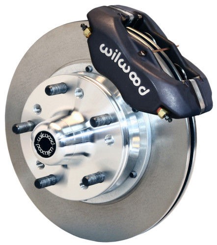 WILWOOD DISC BRAKE KIT,FRONT,73 7​8 DODGE CHARGER,11,BL​ACK 