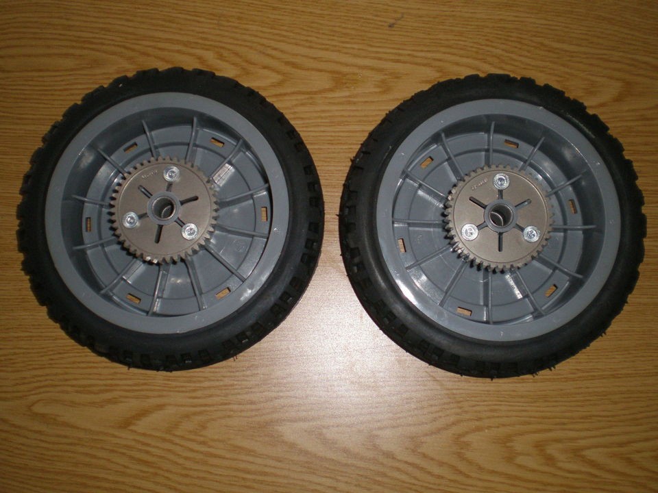 NEW OEM Toro Lawnmower Super Recycler Wheels Rear 8 107 3709 (Set 