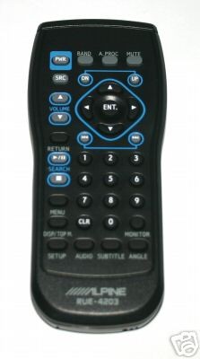 Alpine Remote IVA D300 IVA D310 DVA 9965 RUE 4203