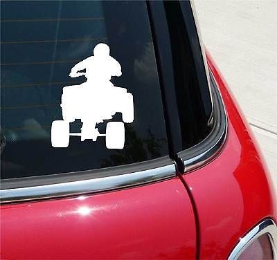 ATV RIDER 4WHEELER 4 WHEELER ALL TERRAIN GRAPHIC DECAL STICKER VINYL 