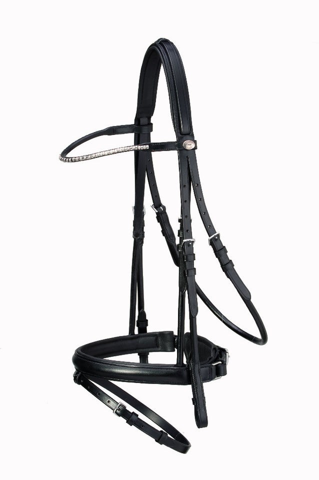 rolled leather bridle in Bridles