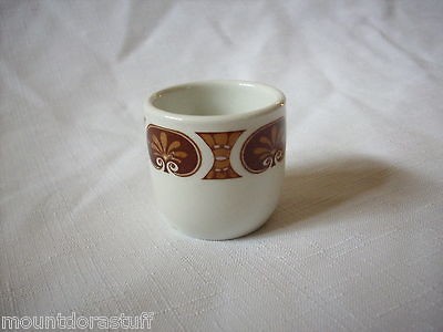 ROYAL DOULTON Steelite Seville EGG CUP / TOOTHPICK HOLDER / SAKE 