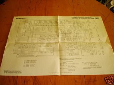 MARANTZ EQ551 EQ 551 EQUALIZER ANALYZER ORG SCHEMATIC