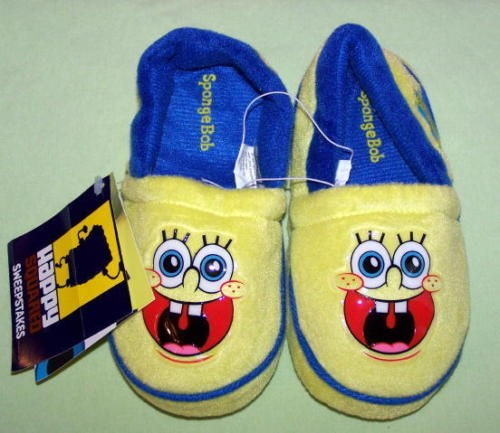 SPONGEBOB SQUAREPANTS HOUSE SHOES TODDLER 11 12 L