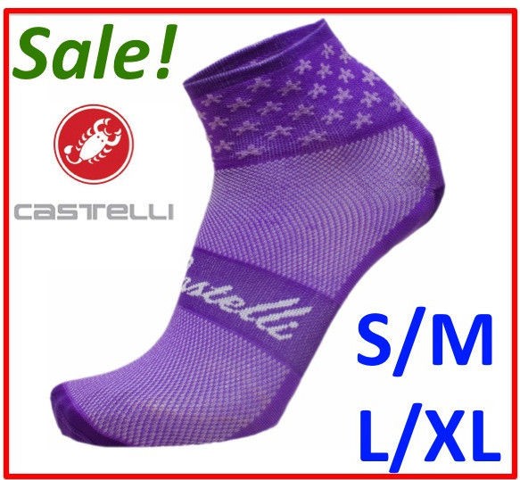 Castelli Womens Road MTB Mountain Bike Cycling Triathlon Socks Jersey 