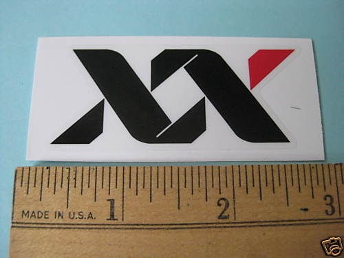 SRAM XX RACE MTB BIKE BICYCLE FRAME Small STICKER DECAL