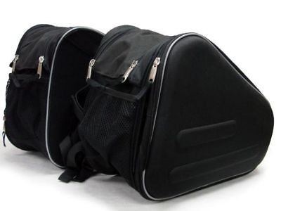 NEW SPORT BIKE CRUISER EXPANDABLE SADDL SADDLE BAG MOTORCYCLE 